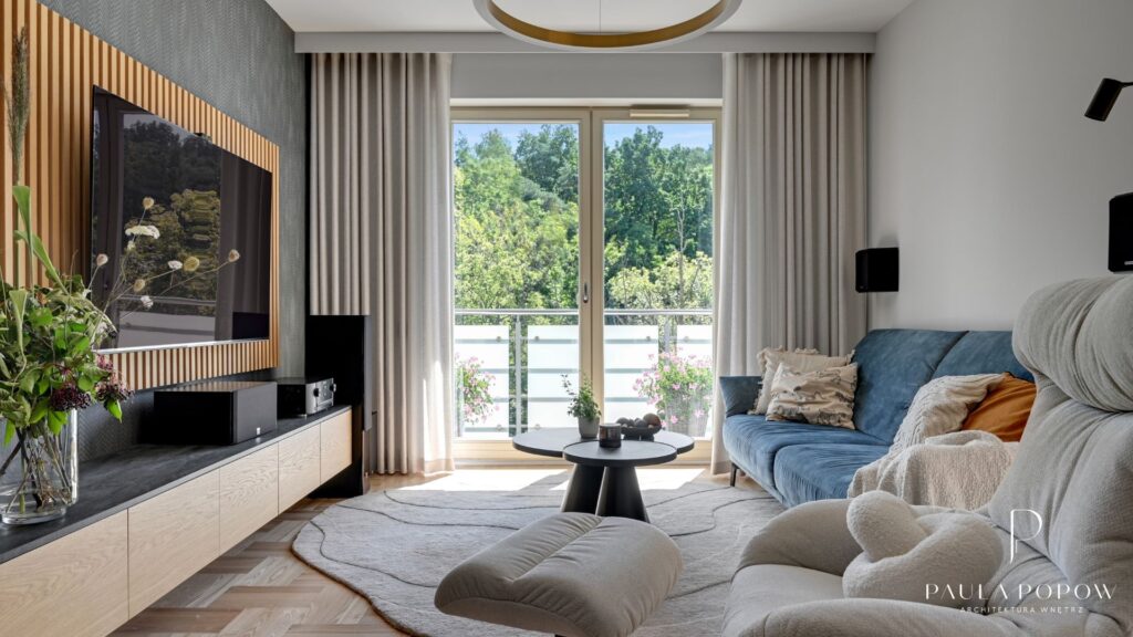 projekt mieszkania w stylu modern classic