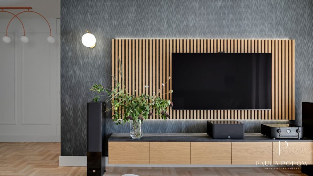 salon w stylu modern classic tapeta