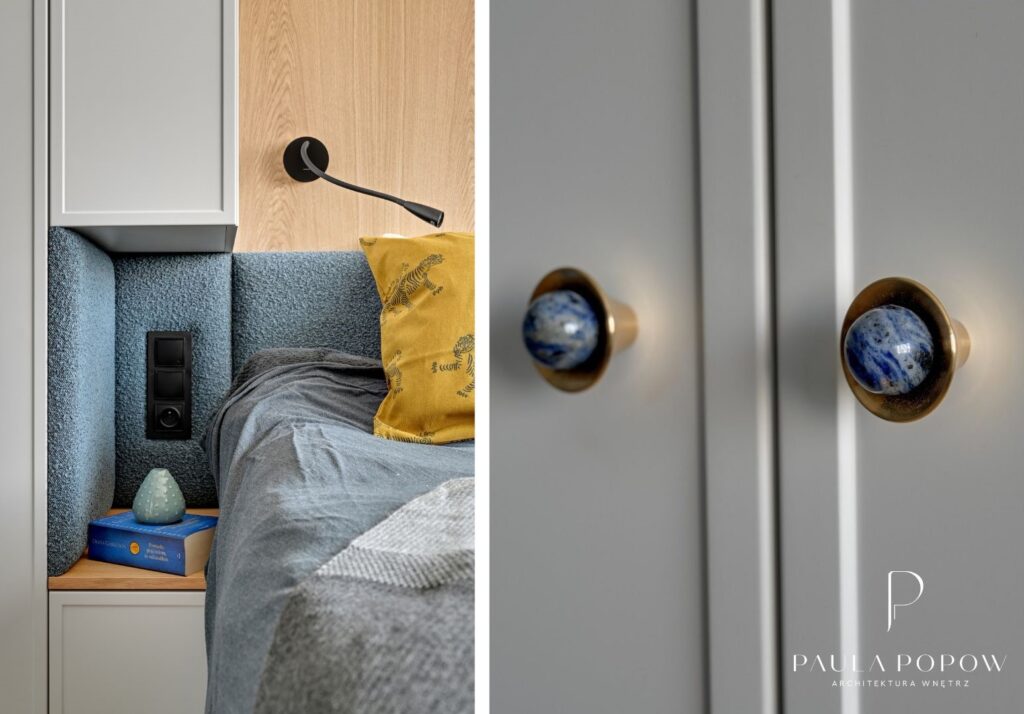 sypialnia modern classic projekt