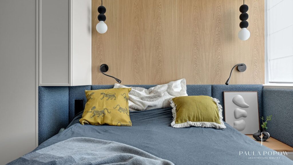 sypialnia modern classic drewno